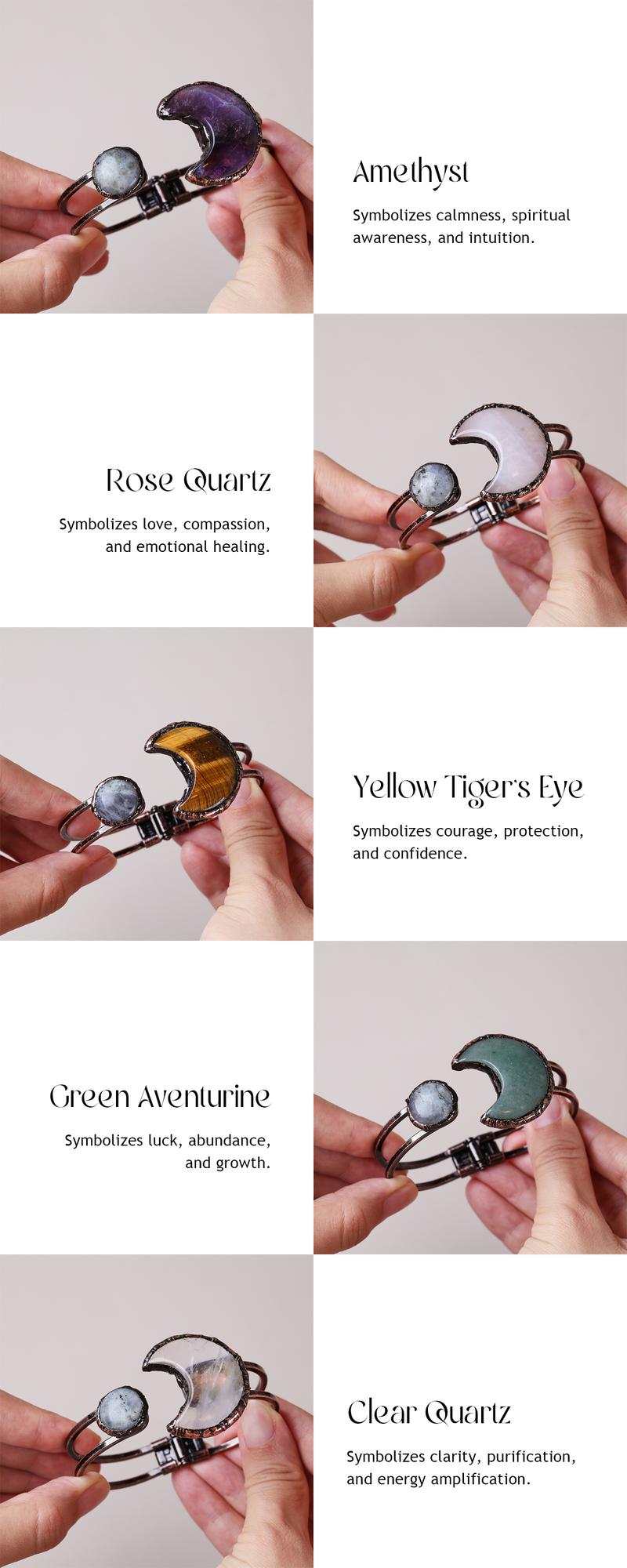 Boho Style Sun and Moon Crystal Jewelry Bracelet with Amethyst Tiger Eye Aurora Crystal Unique Design for Daily Wear Festival Gift for Her Mom Friend Enhance Positivity Balance Energy Ideal for Birthday Christmas energy balance Boho Style Sun and Moon Crystal Jewelry Bracelet with Amethyst Tiger Eye Aurora Crystal Unique Design for Daily Wear Festival Gift for Her Mom Friend Enhance Positivity Balance Energy Ideal for Birthday Christmas energy balance