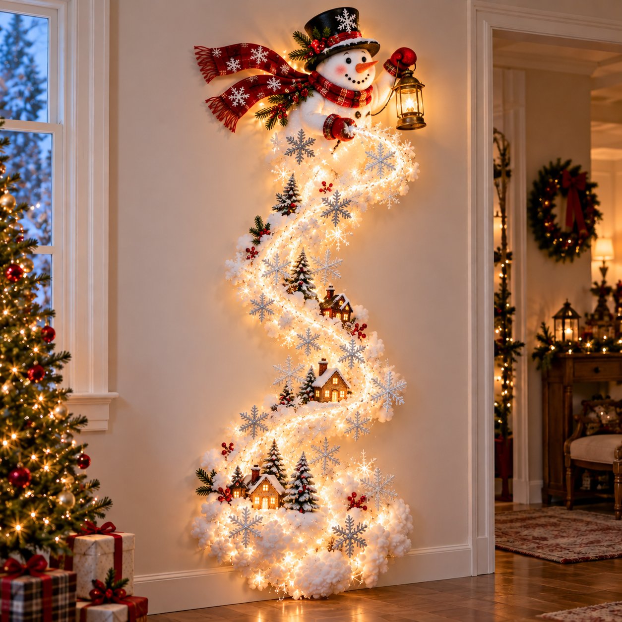 Christmas Magic Trail Wall Light style