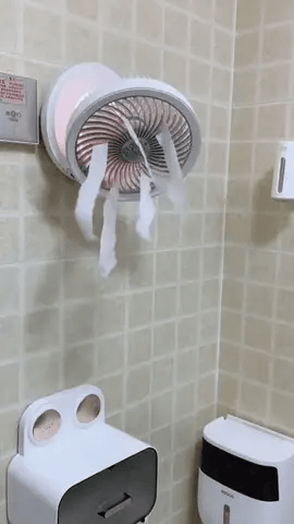 90 degree adjustable fan