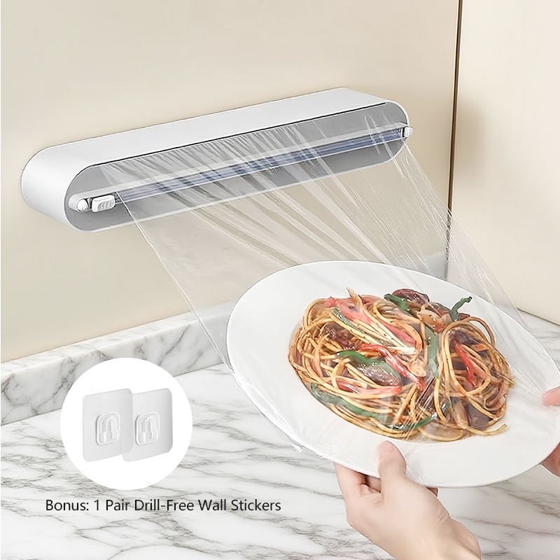 🔥⚡Kitchen Wall Mounted Food Wrap Dispenser🎁