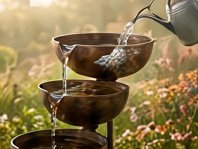 Fill with rain or tap water Fill with rain or tap water