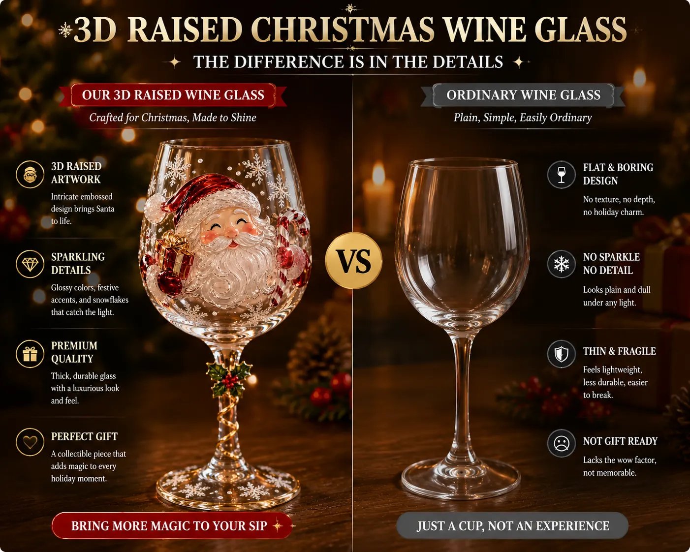 Festive Christmas glass collection
