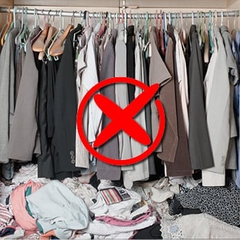 Crowded wardrobes = wrinkled mess!