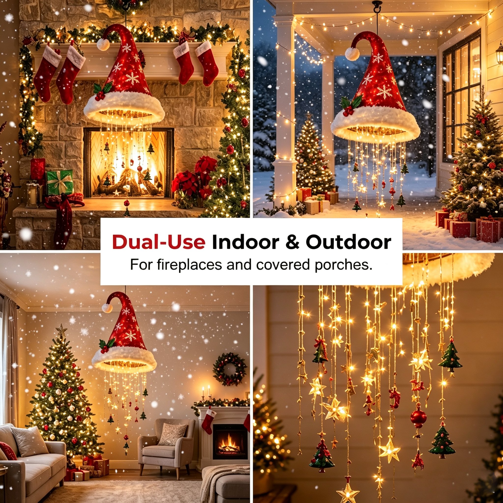 Indoor and covered outdoor uses
