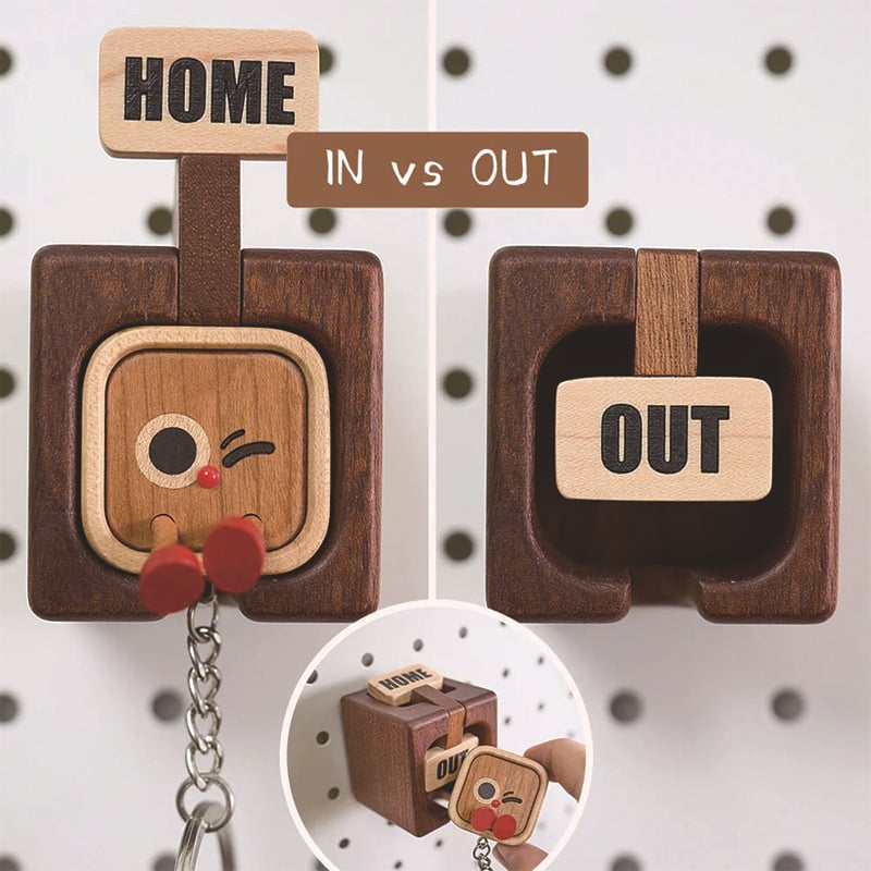 HOME OUT toggle key holder