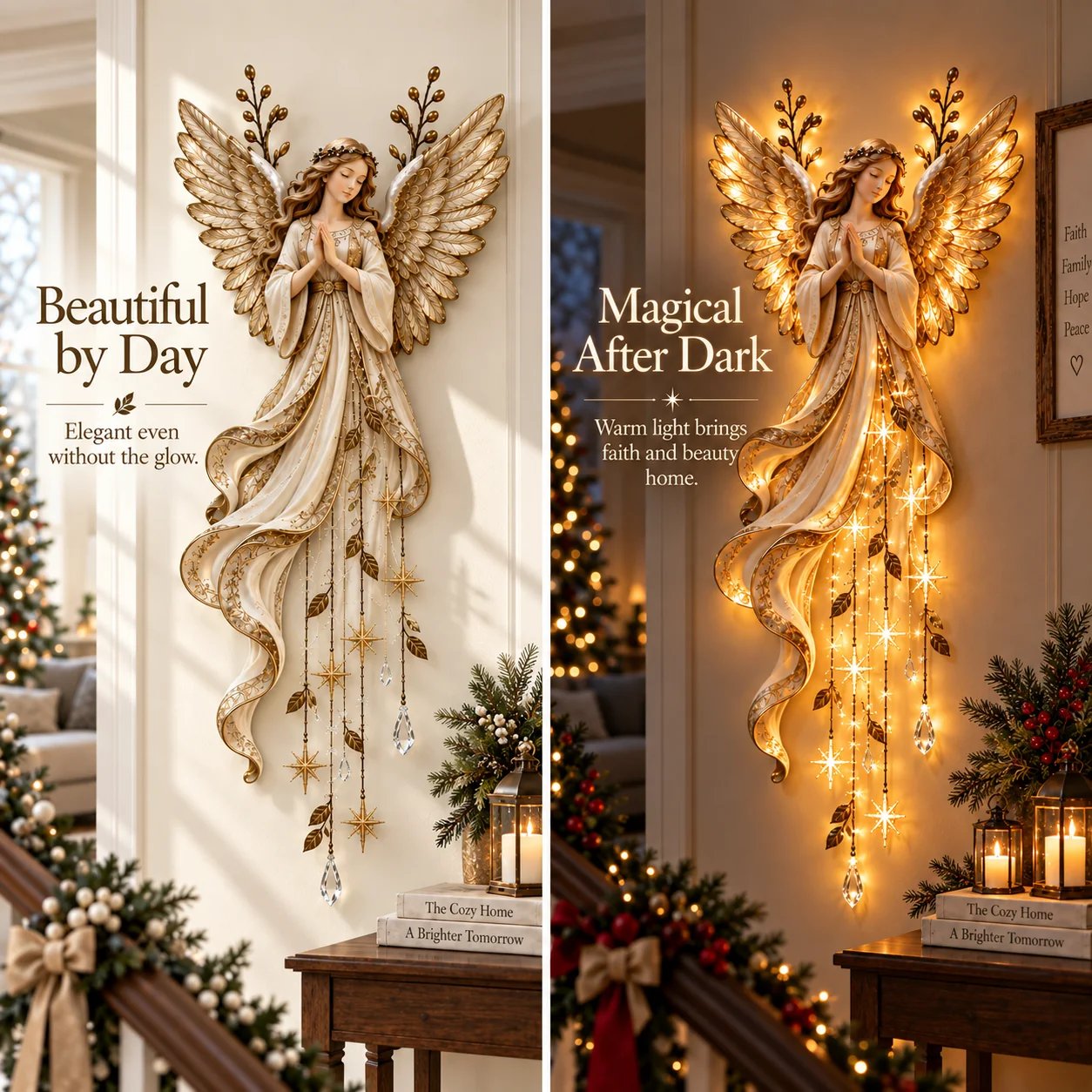 Guardian Angel Starfall Cascade day night comparison