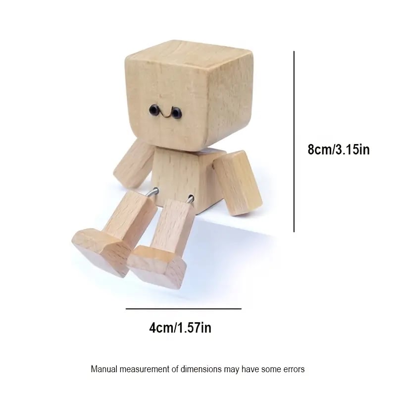a   little wooden figure that     decorating your computer study desk or office       a   accessory and is an ideal gift for     this creative and cute ornament is suitable for graduation birthdays and   celebrations details 2