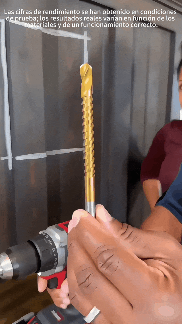 Serrated Drill Bit Action