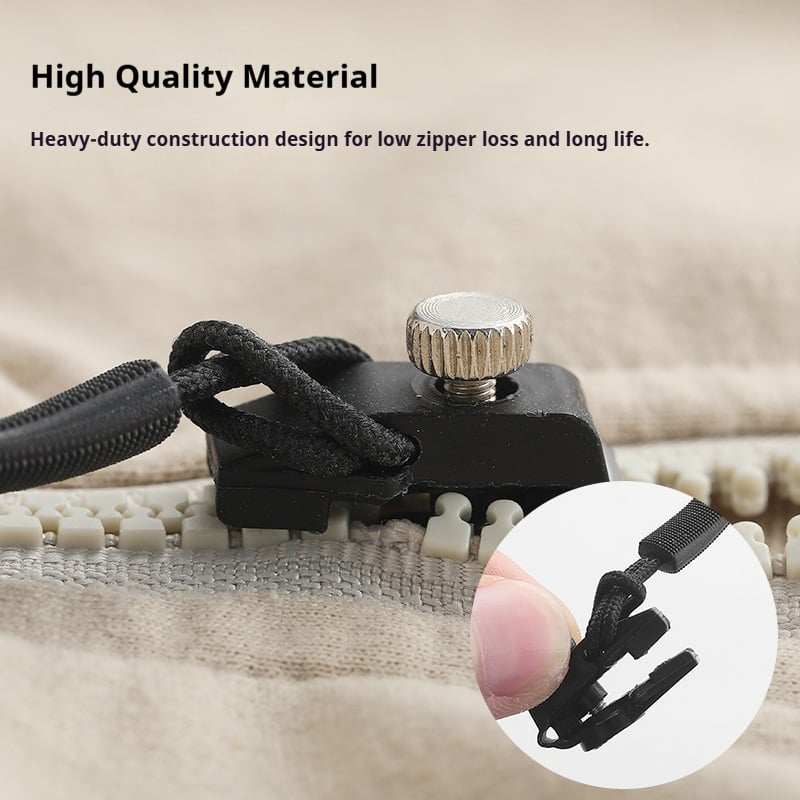 Detachable zipper repairer opening and closing