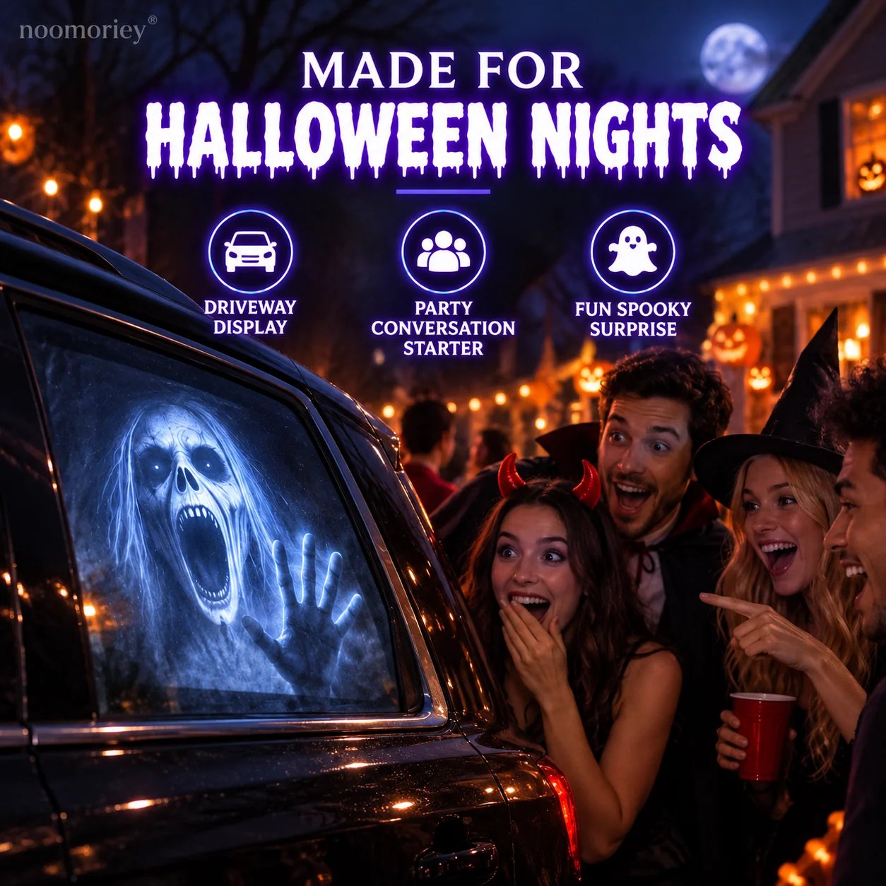 Halloween-Projektor in Geschenkbox