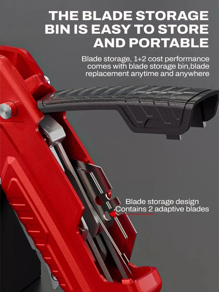 Built-in Blade Storage Slot
