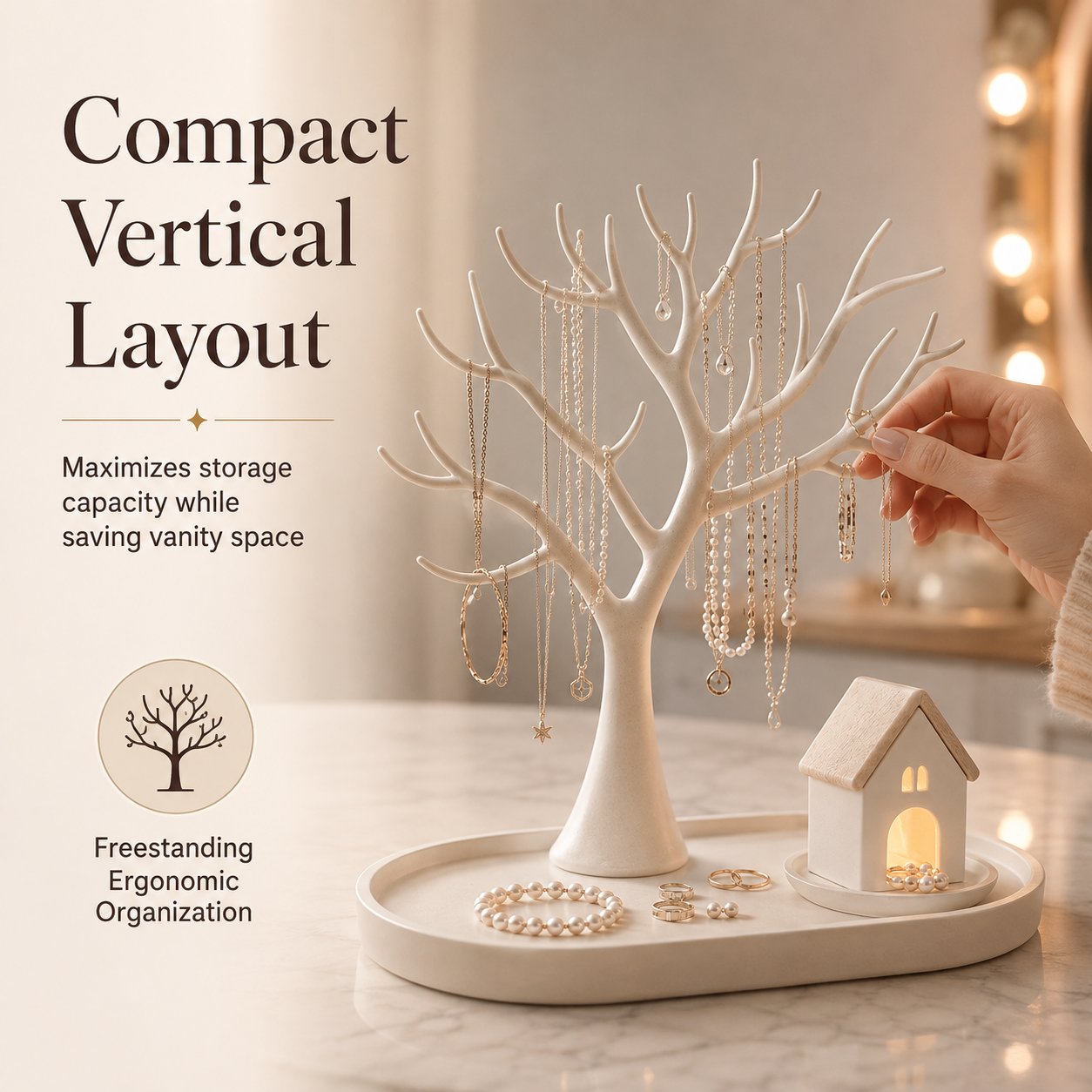 Compact vertical design