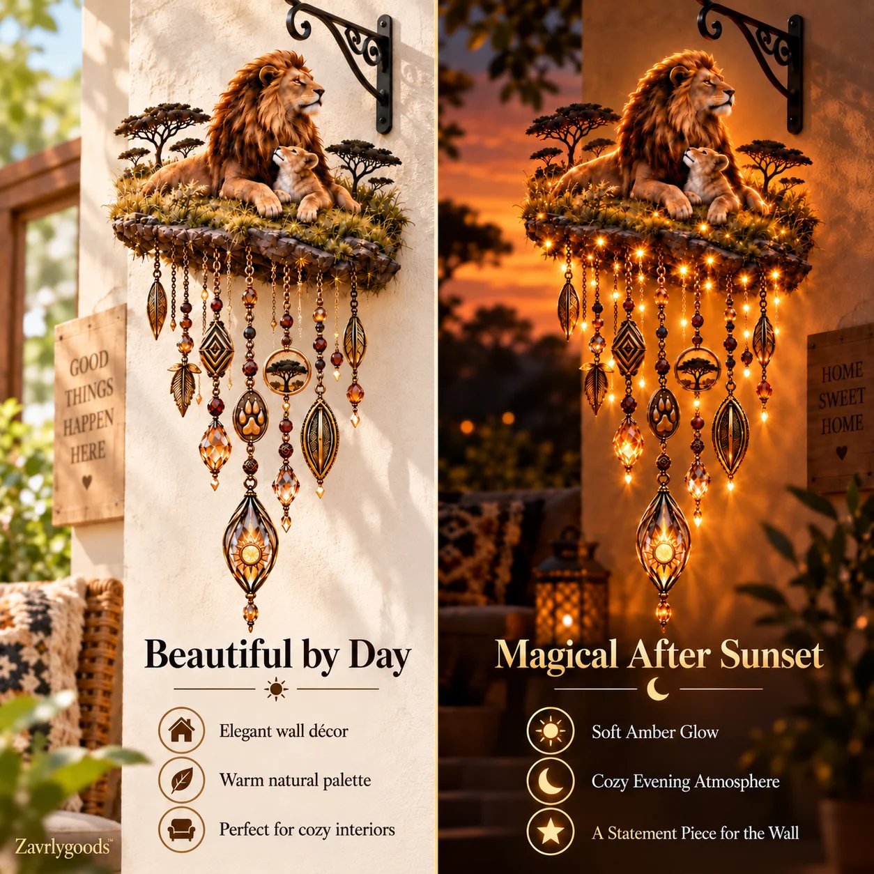 Majestic Savannah Family Glow day and night