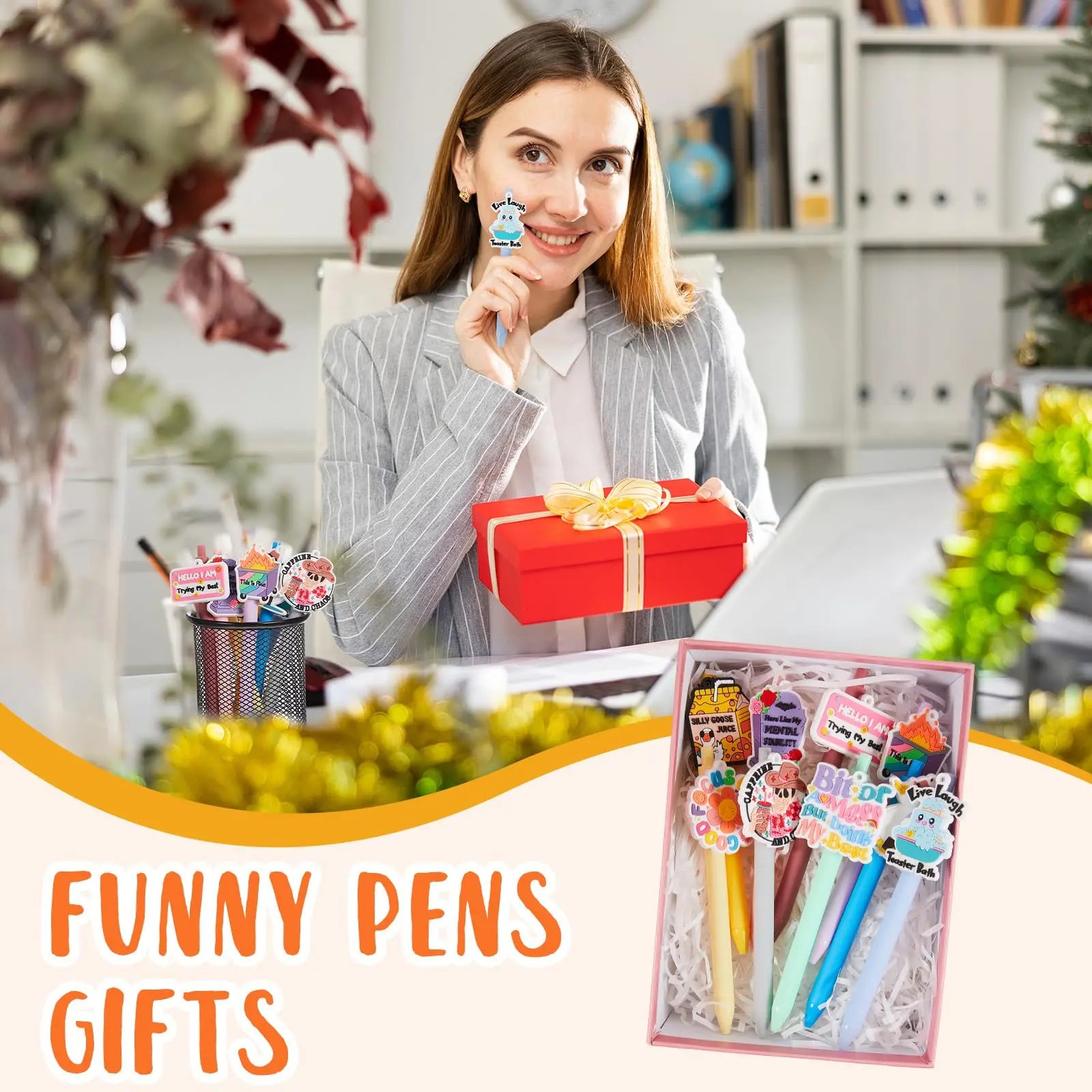 18 and 36 piece funny work pen set 18 and 36 piece funny work pen set