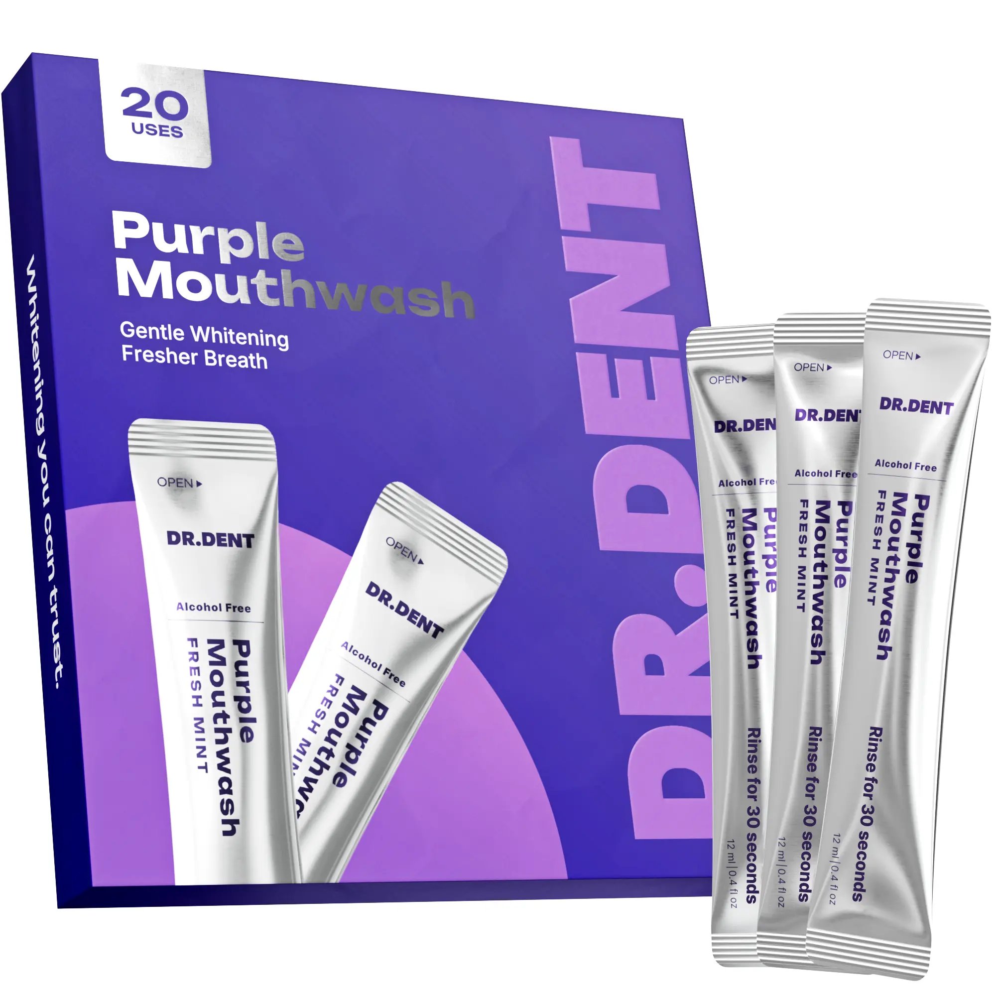 Purple Mouthwash Sachets 20 Pack Purple Mouthwash Sachets 20 Pack
