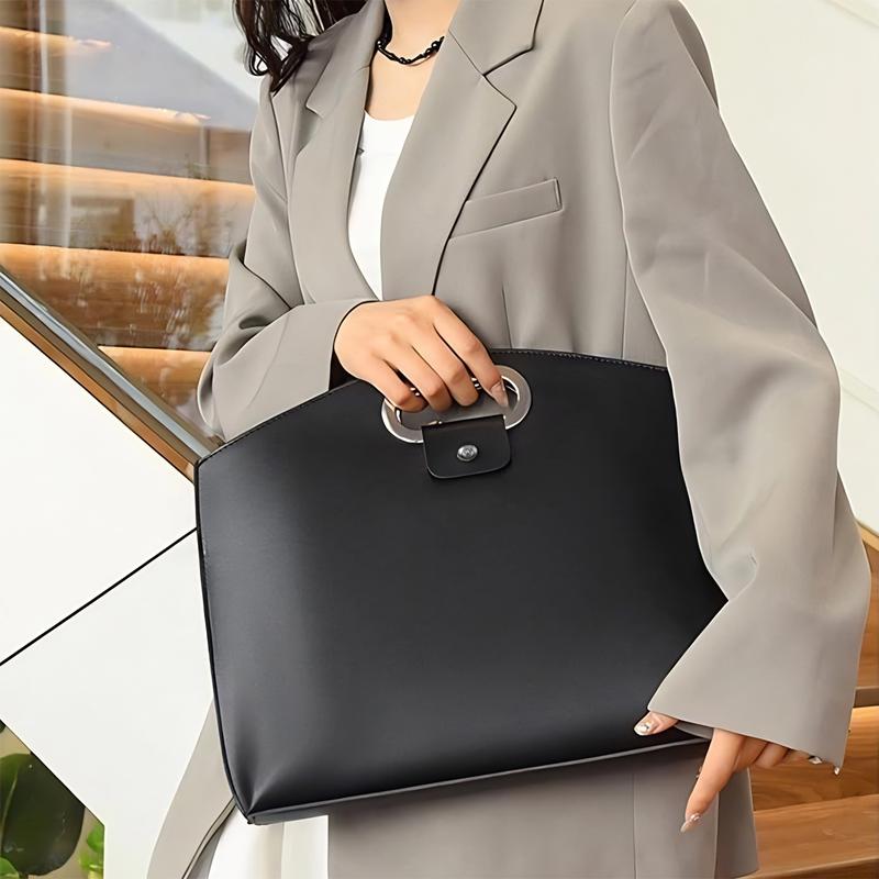 Oceantree 2PCS Laptop Bag for Women Handbag, Waterproof Leather 14-16In for Laptops and iPad Cases Macbook Cases, Work Tote Bag Briefcase Laptop purse