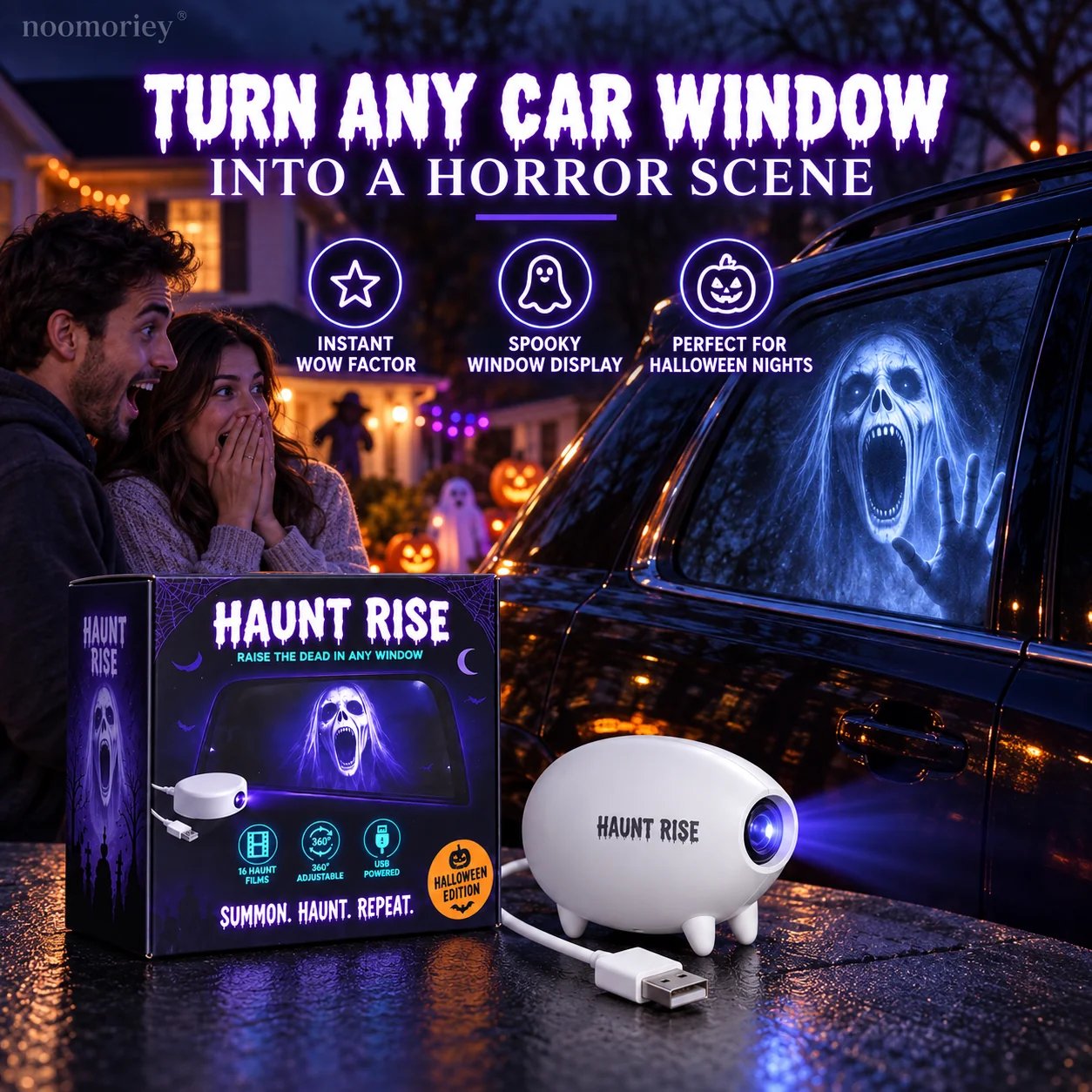 Halloween-Party und Wohnungsdekoration