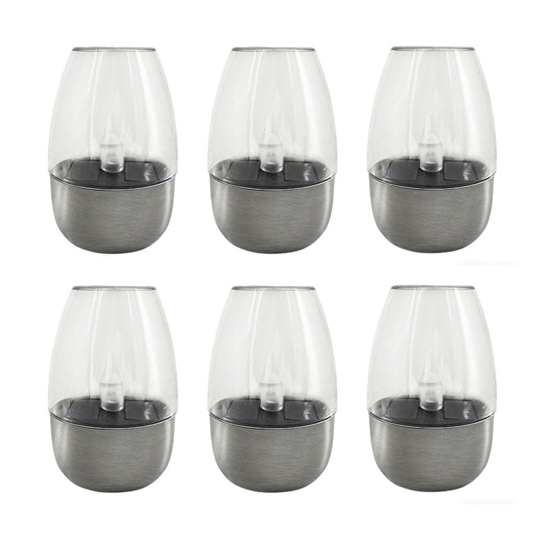 Solar LED Candle Goblet Light