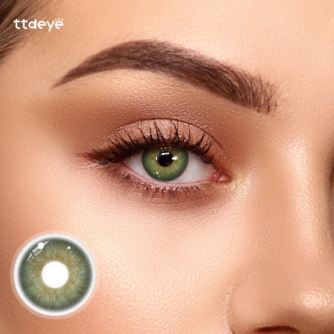 TTDeye Divine Green Natural Colored Contact Lenses