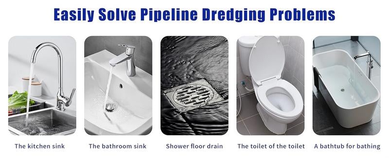 Product Introduction of Liapu Powerful Pipe Dredging Agent for Kitchen and Toilet Pipelines - Dissolves 200+ Blockages and Kills 99% of Bacteria 7