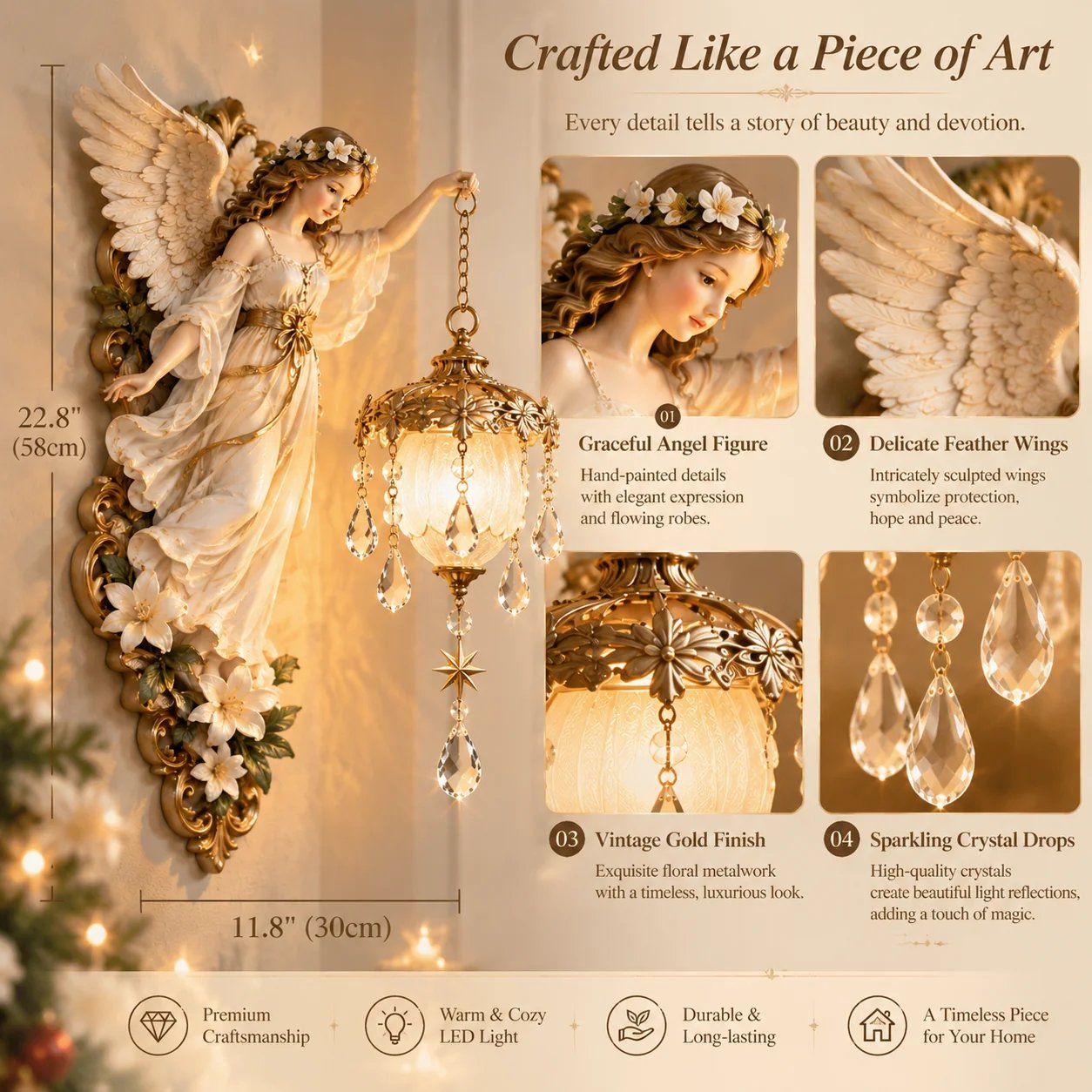 Guardian Angel Crystal Light Details
