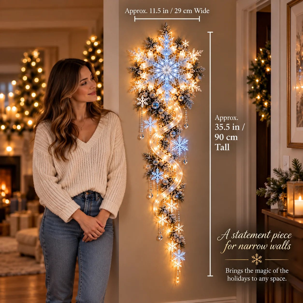 Winter snowflake wall decoration Christmas gift