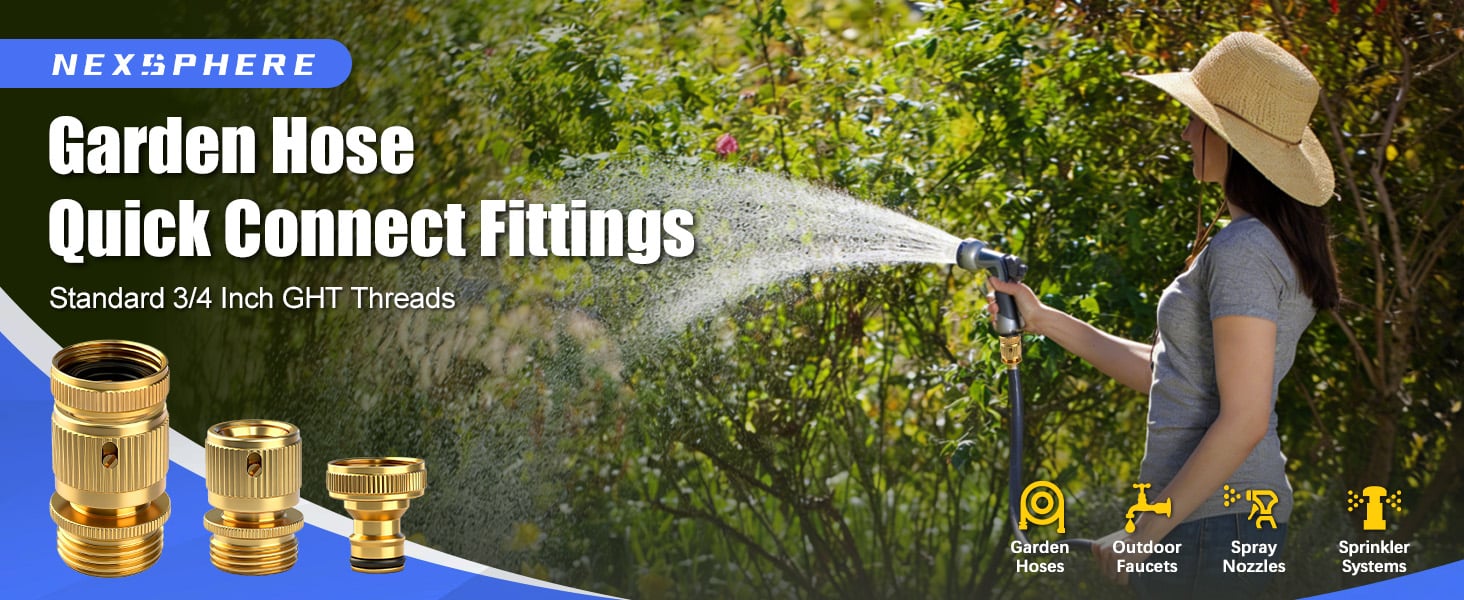 Garden Hose Quick Connect Fittings