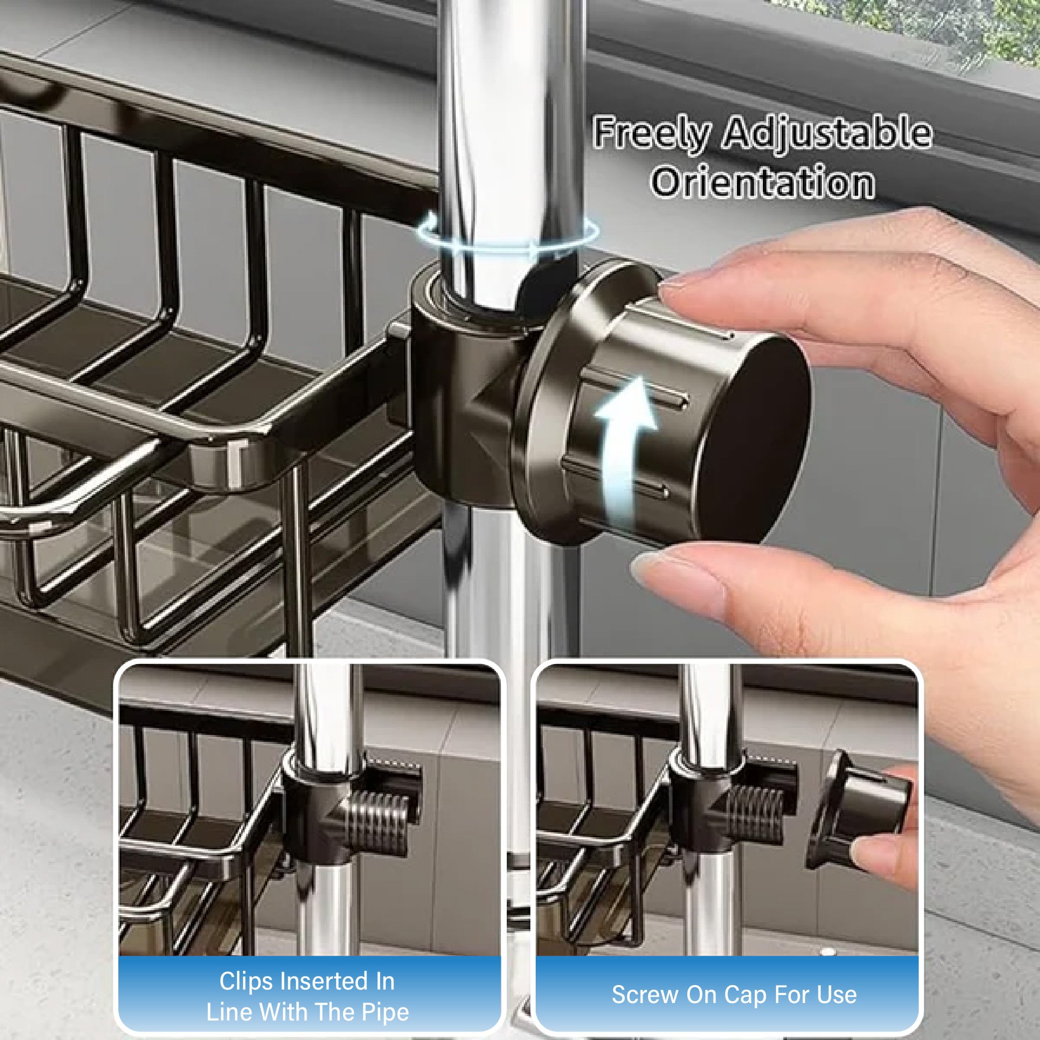 easy install faucet holder