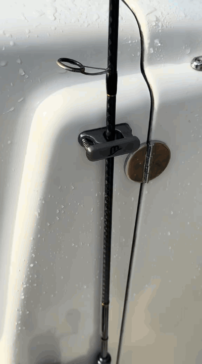 Wall Mounted Fishing Rod Holder