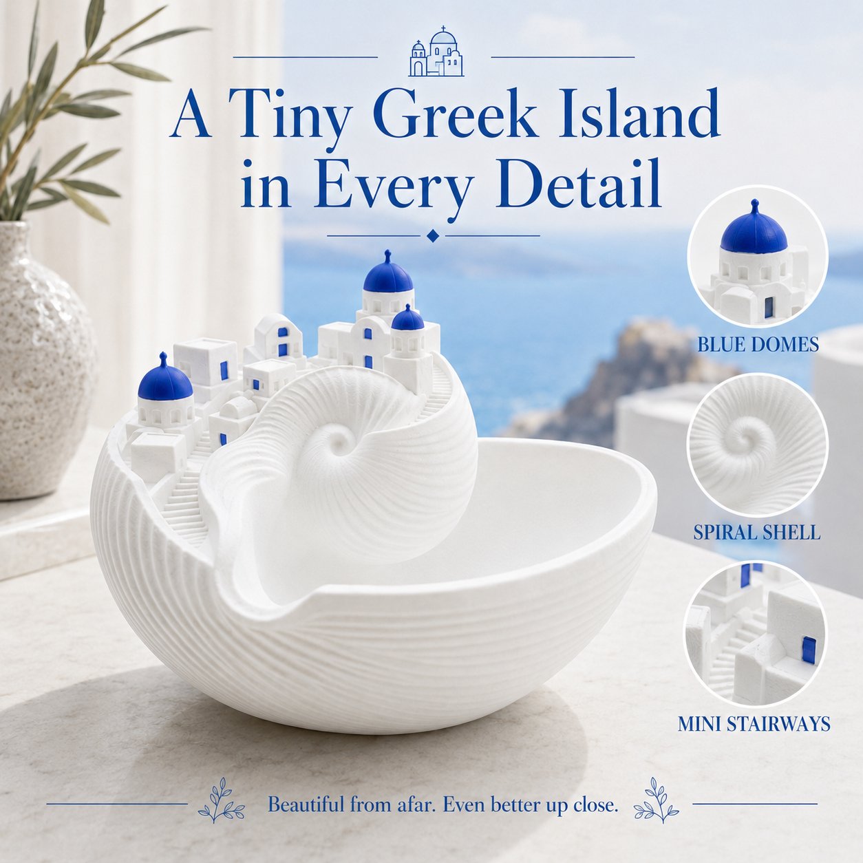 Santorini miniature village details