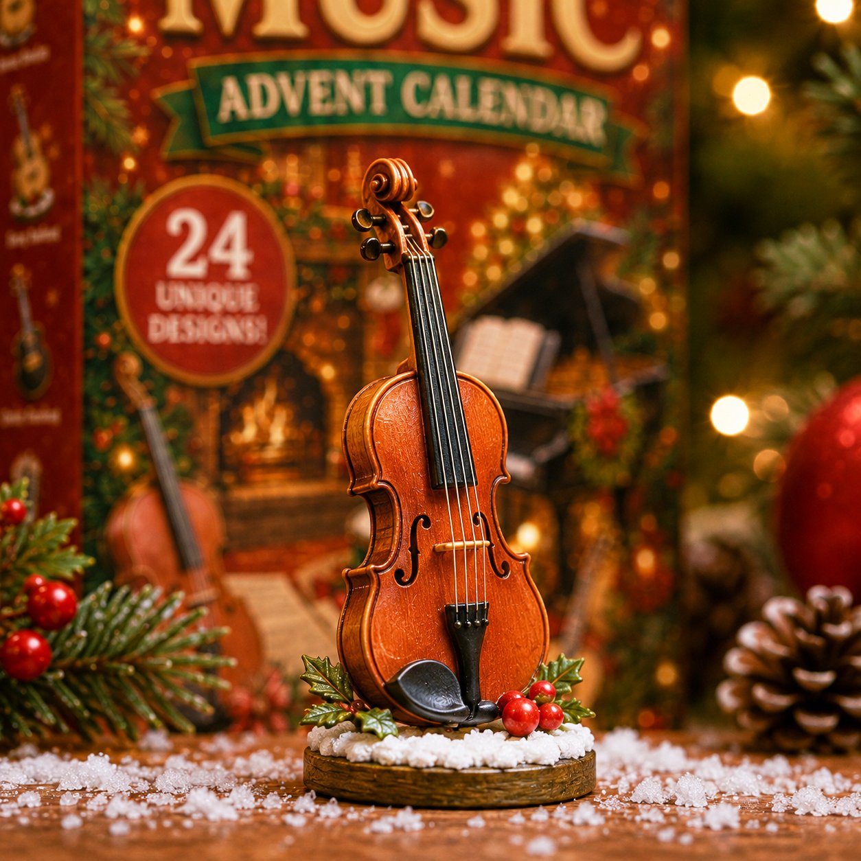 2026 Christmas Music Advent Calendar collectible display