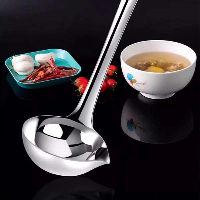 Stainless Steel Oil & Soup Separator Ladle - Versatile Use