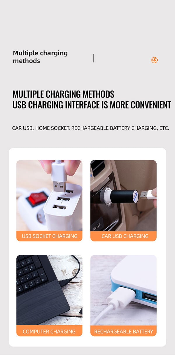 USB charging vacuum