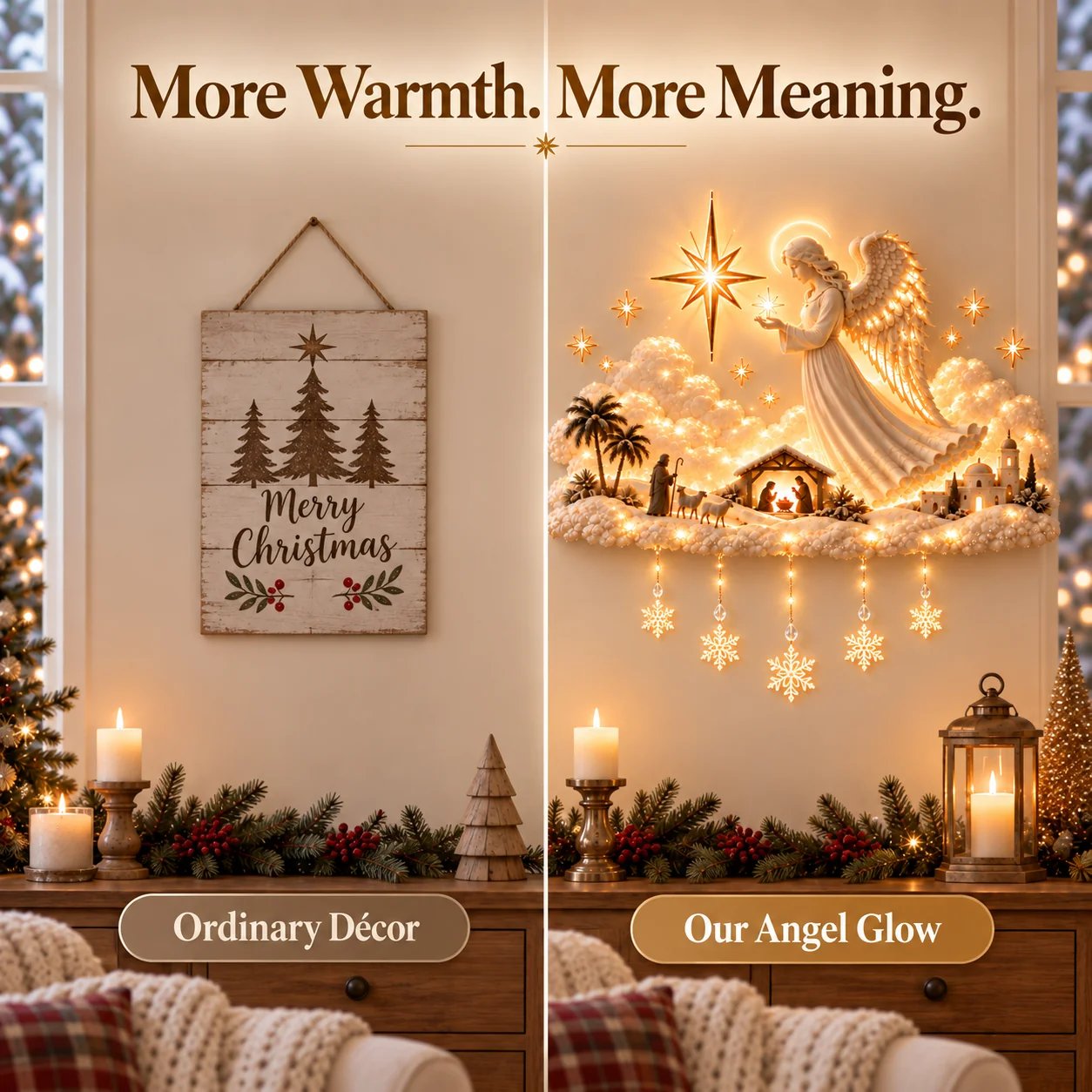 Christmas Nativity Starfall decorative detail