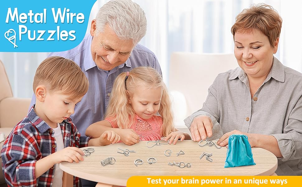 Wire Magic Trick Toy IQ Puzzle Set Wire Magic Trick Toy IQ Puzzle Set