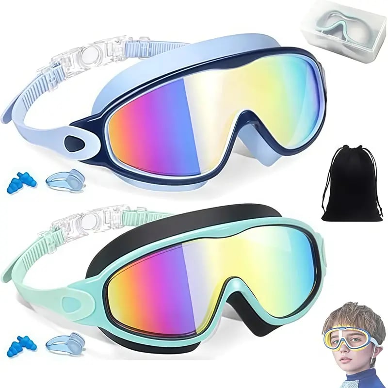 2 pack swim goggles set
