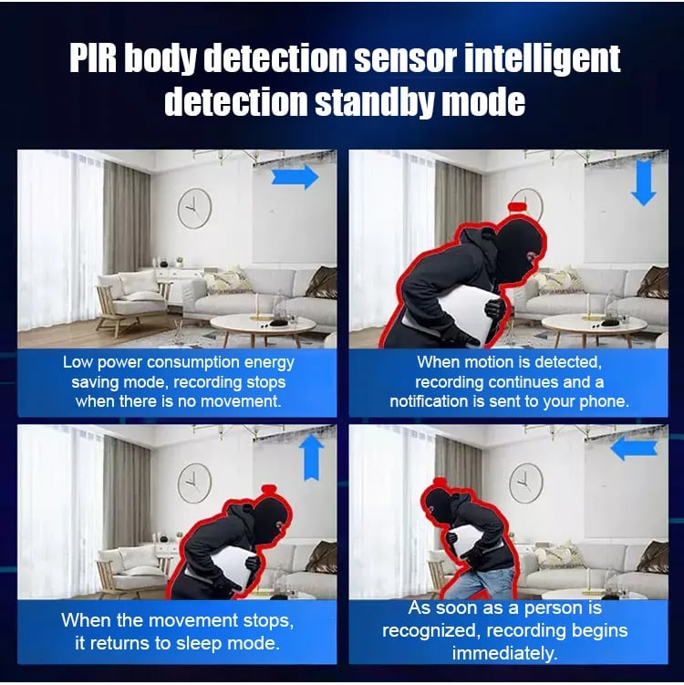 Motion detection and standby mode demonstration