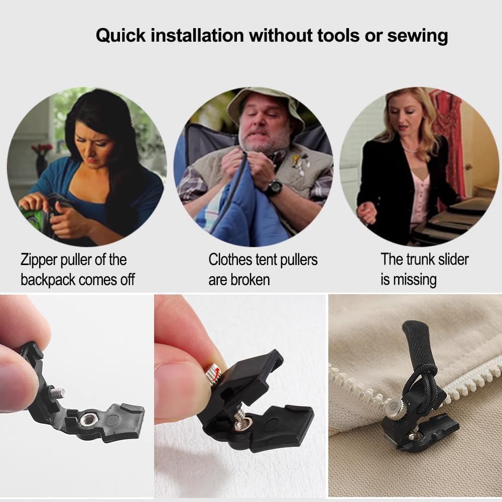 Zipper repairer used on common zipper problems