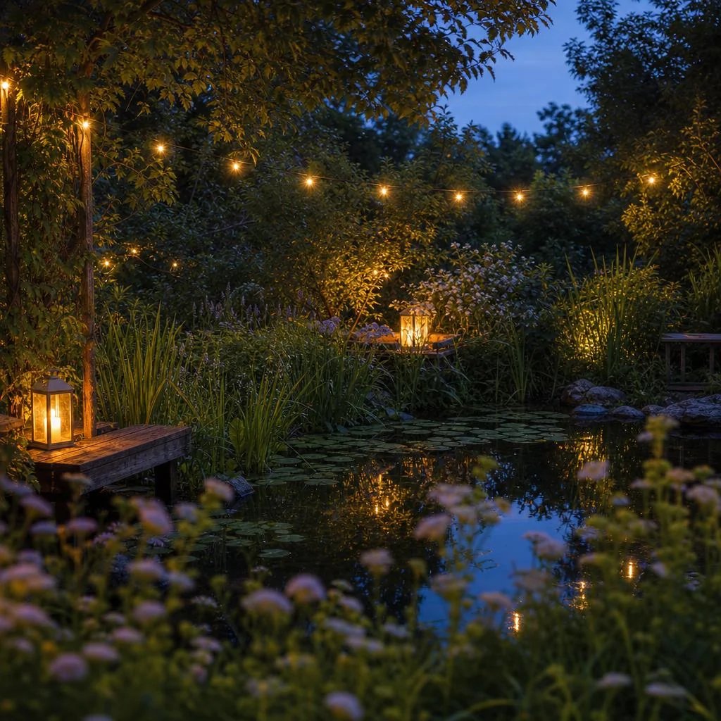 Peaceful Evening Garden