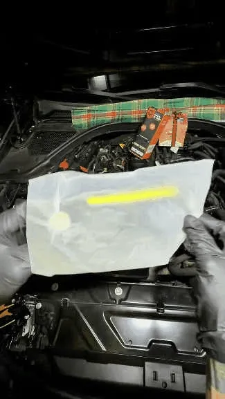 Rechargeable LED headlamp glasses demonstration