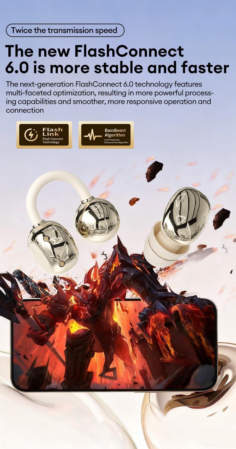GT630S Bluetooth Wireless Earbuds with Chargeable Power Bank Case, 4 Earbuds, Clip-On Design, Noise Cancellation, Water Resistant, Reverse Phone Charging, Audio for Sports & Sleep, Android & iOS Compatible GT630S Bluetooth Wireless Earbuds with Chargeable Power Bank Case, 4 Earbuds, Clip-On Design, Noise Cancellation, Water Resistant, Reverse Phone Charging, Audio for Sports & Sleep, Android & iOS Compatible