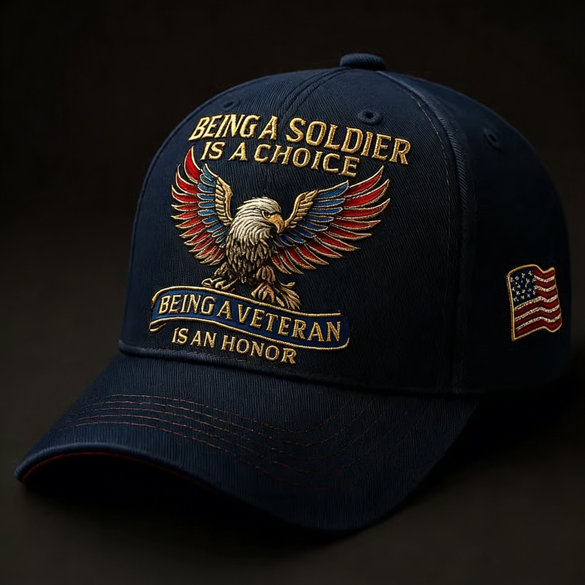 🦅 “Being a Soldier, Being a Veteran” Commemorative Cap