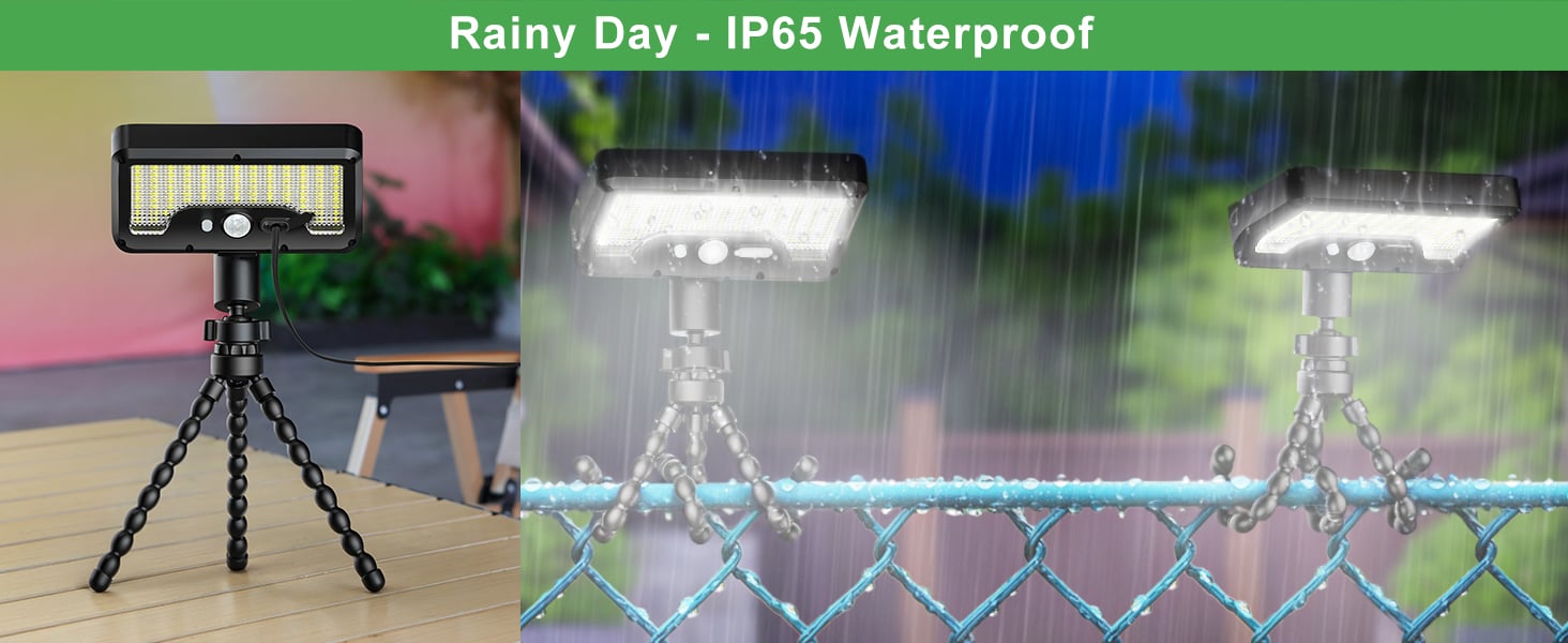 solar motion lights outdoor waterproof