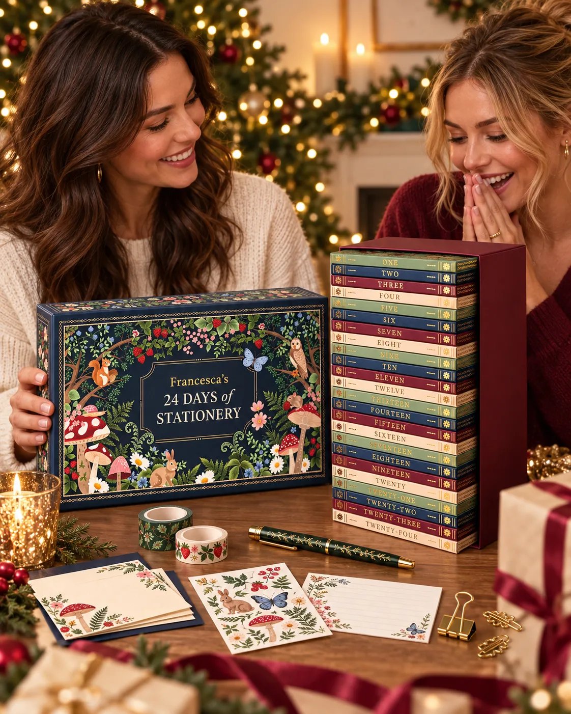 Stationery Advent calendar gift
