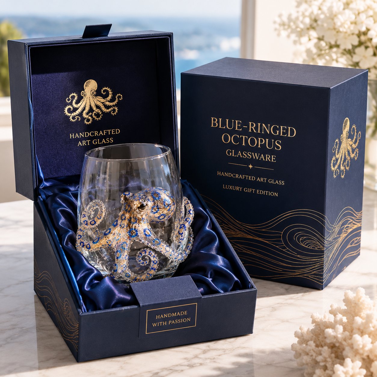 Octopus glass package
