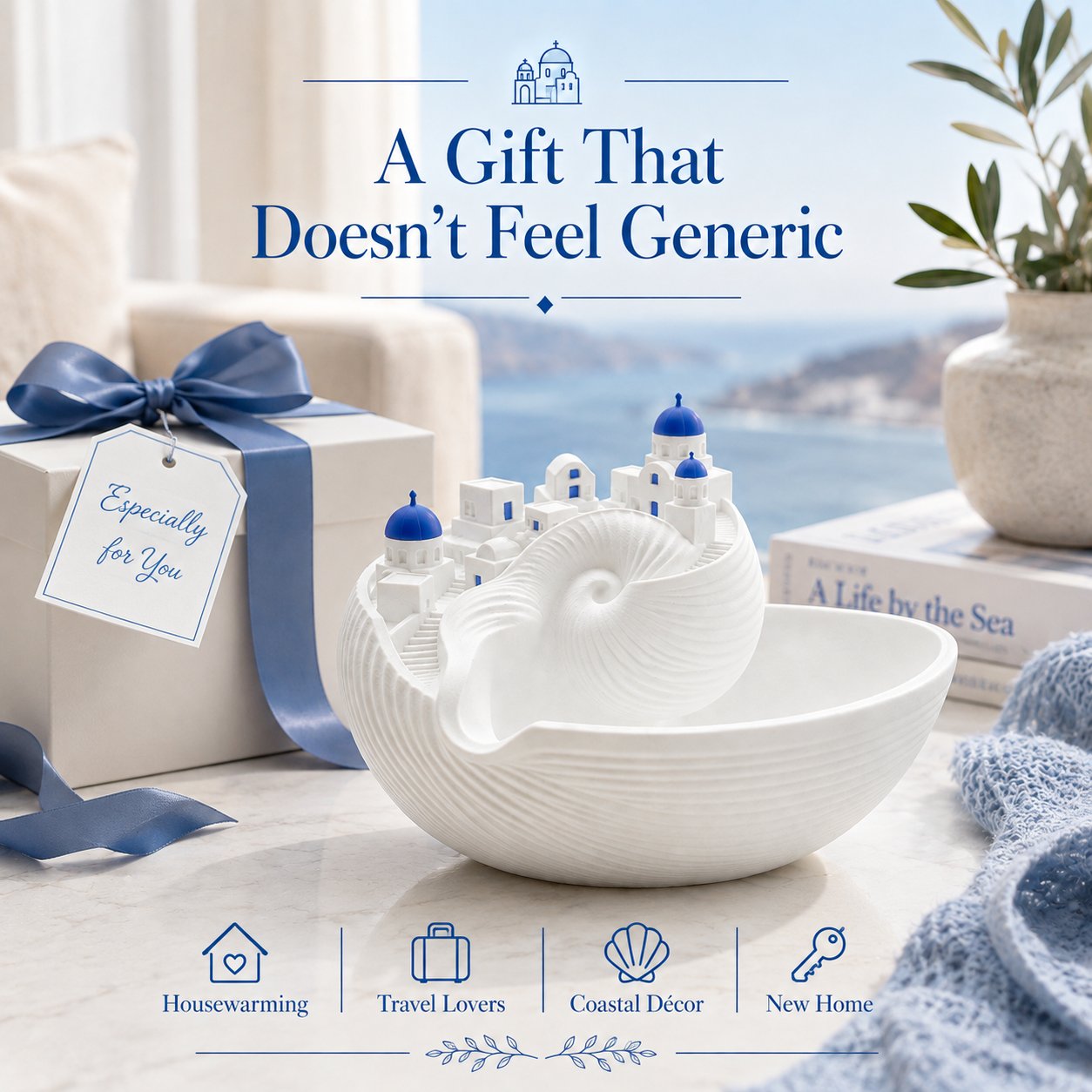 Santorini bowl gift idea