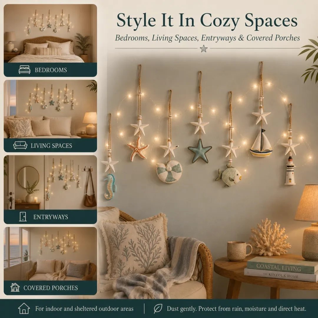Remote controlled Seaside Glow wall hangings