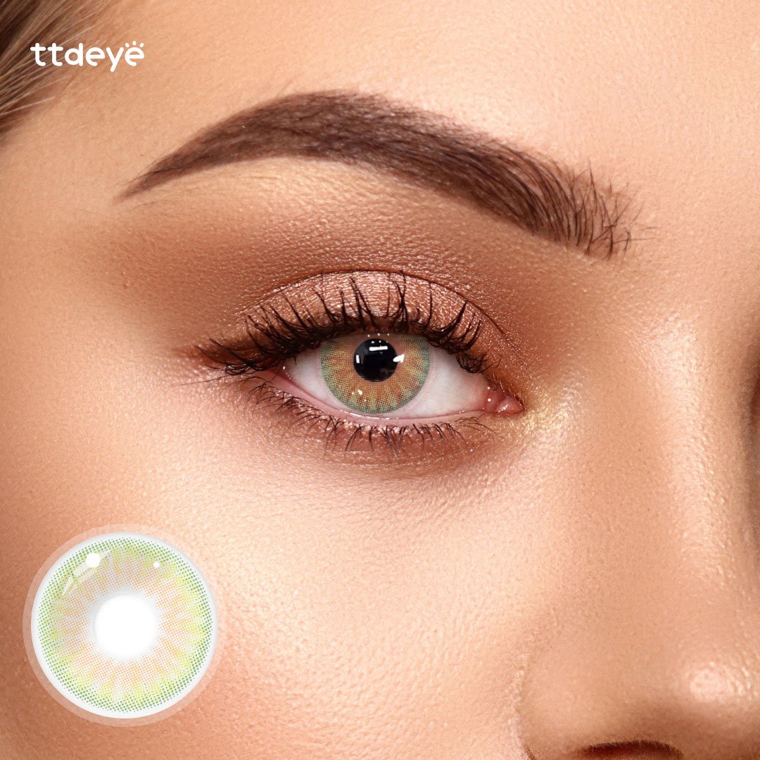 TTDeye Kiwi Green Colored Contact Lenses