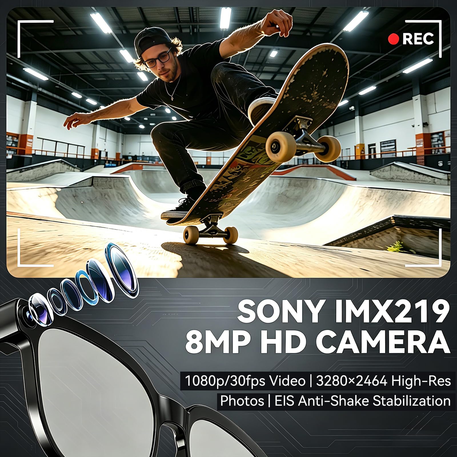 1080P HD Camera Glasses