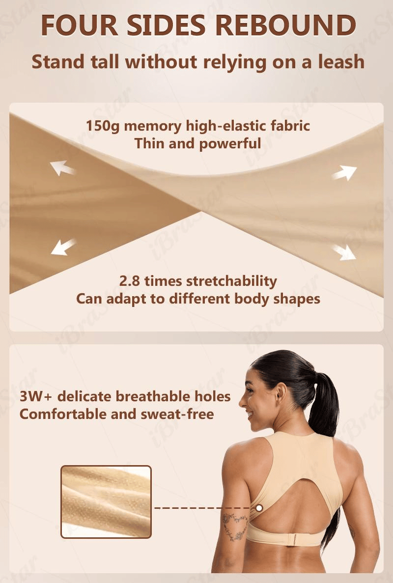 Support bra details and fit